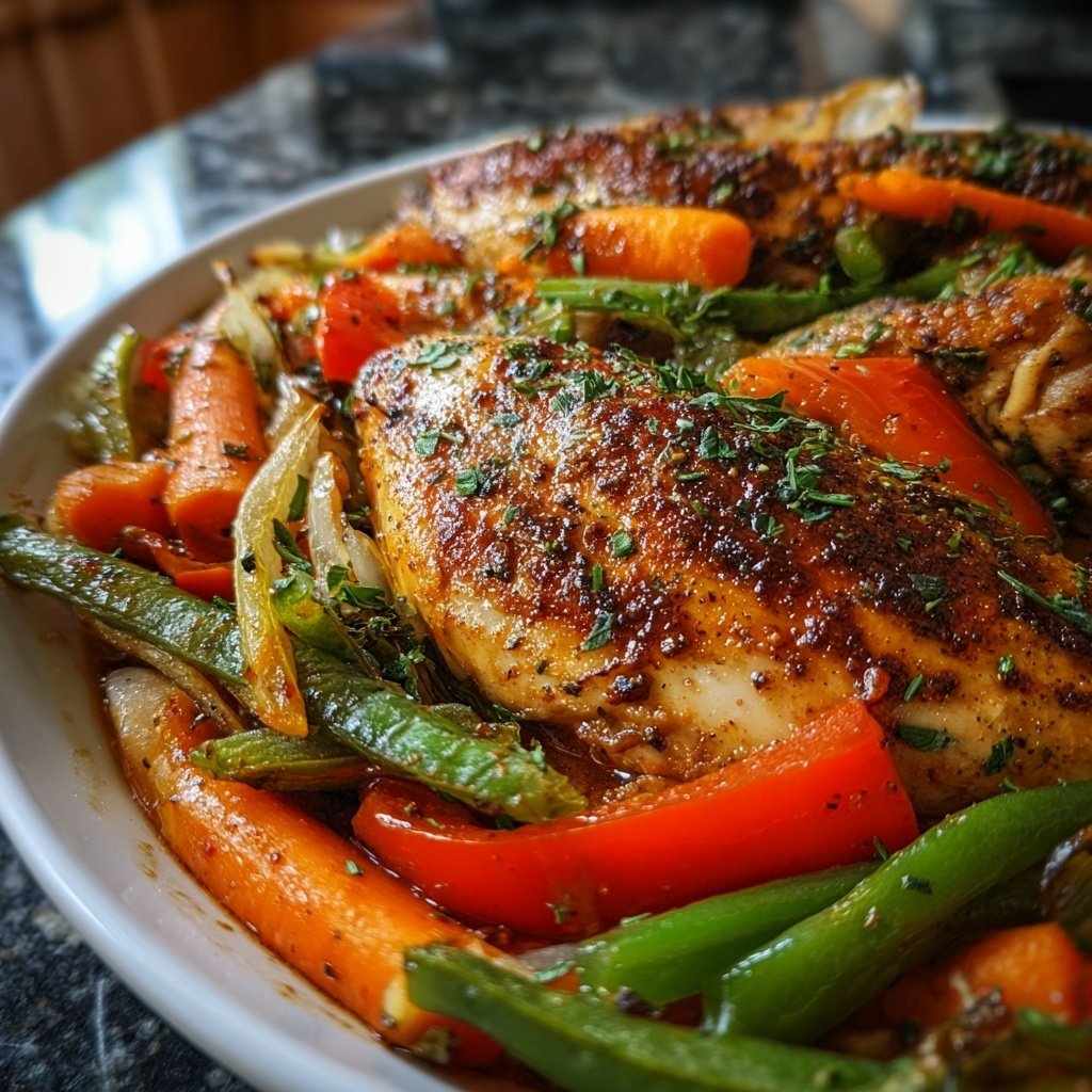 Kalorienarmes Hähnchen Mit Gemüse