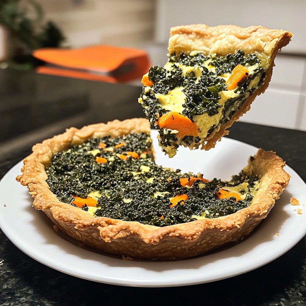 Quiche mit Grünkohl und Möhren