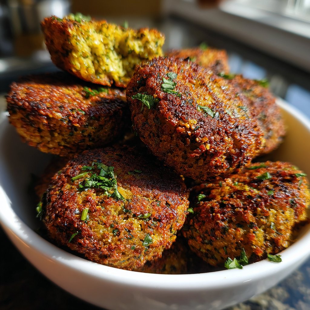 Falafel mit Petersilie