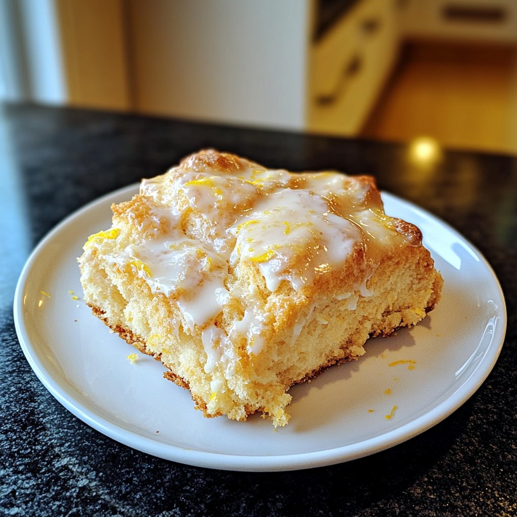 Zitronenkuchen mit Joghurt