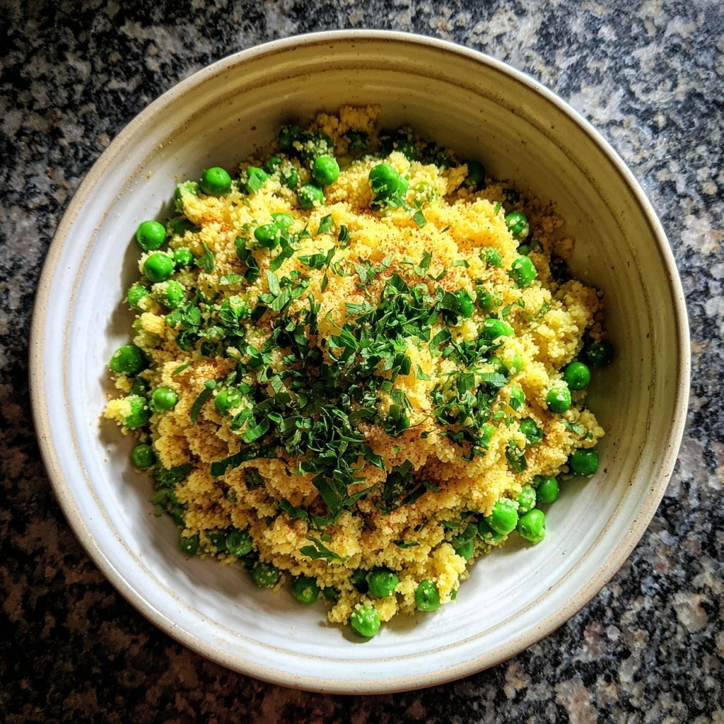 Blumenkohl Reis Mit Erbsen