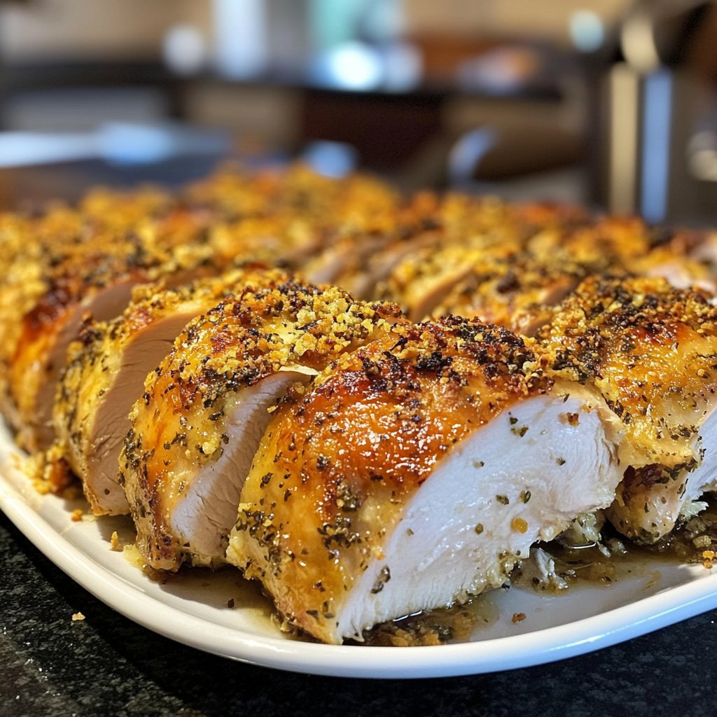 Saftige Hähnchenbrust im Ofen