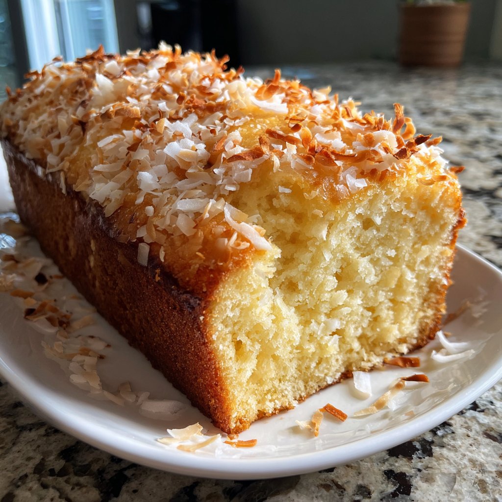 Bananenkuchen mit Kokos