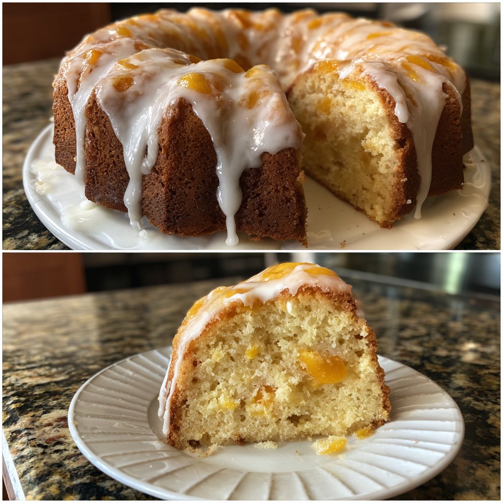 Blechkuchen mit Aprikosen und Vanille