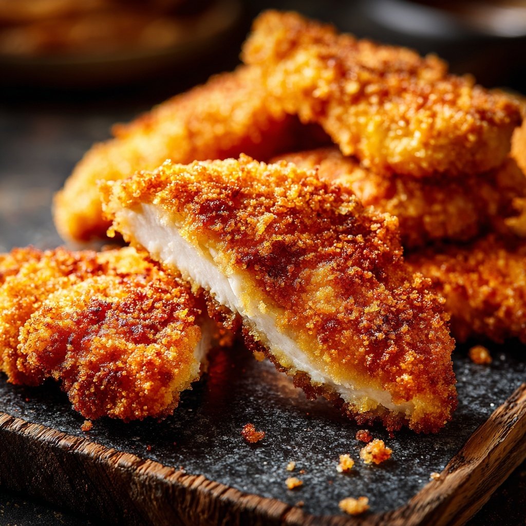 Hähnchen in Parmesanpanade