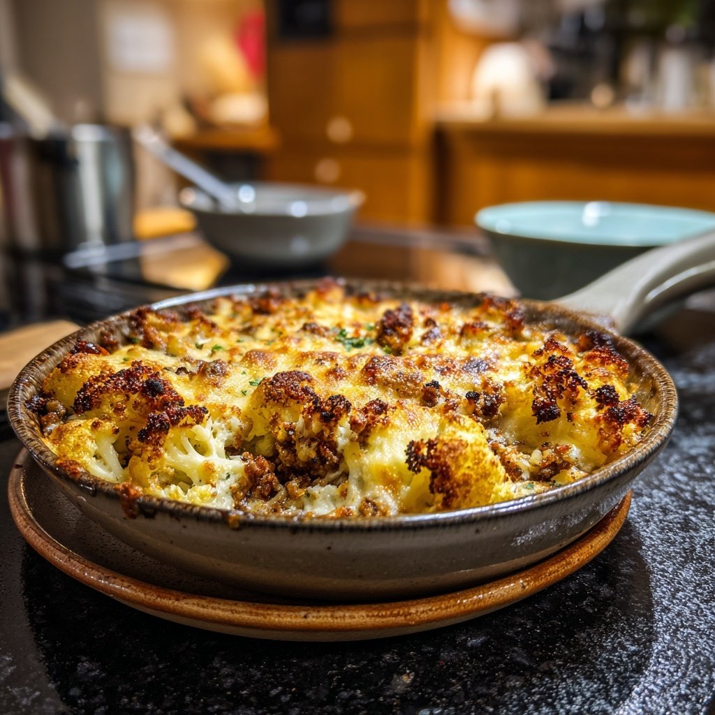 Blumenkohl Auflauf Mit Hackfleisch