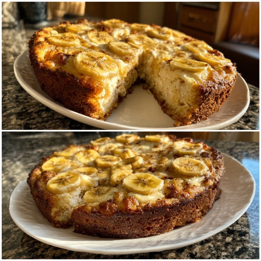 Bananenkuchen mit Quark